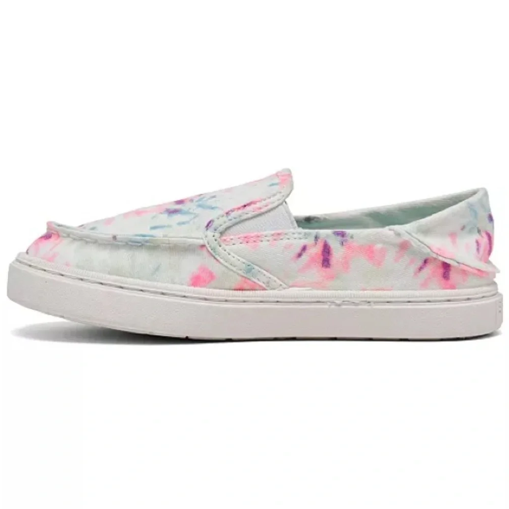 Sperry Girls Salty Jr Tie-Dye Washable Slip-On Sneakers-US Size 4M